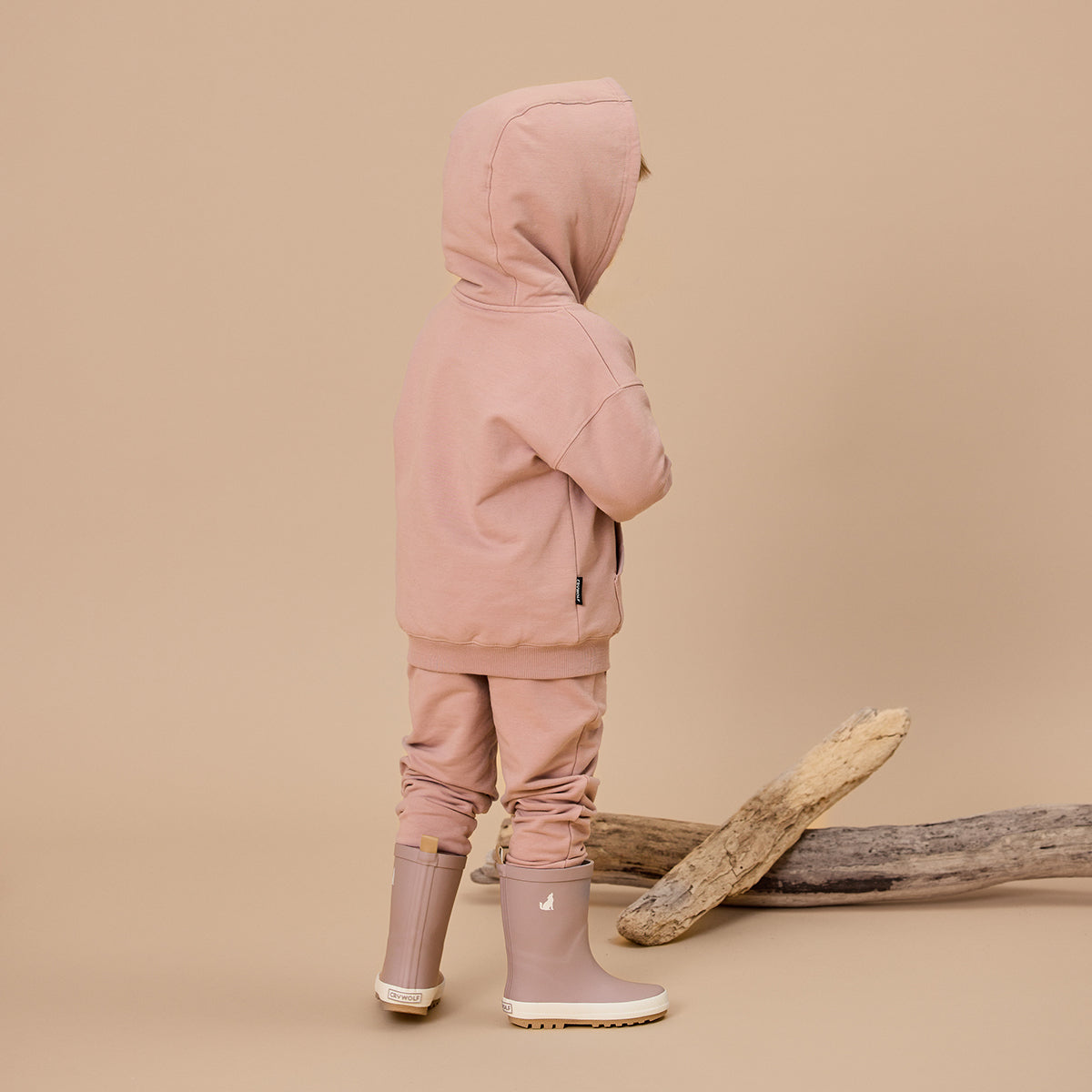 CHILL HOODIE Dusty Mauve – CRYWOLF (NZ) - Main Image