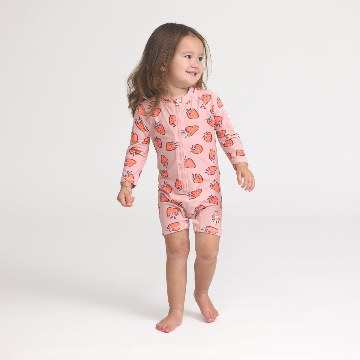 BABY RASH SUIT Strawberry Splash – CRYWOLF (NZ)