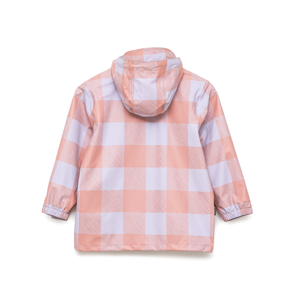 Play Jacket Lilac Plaid - Back View