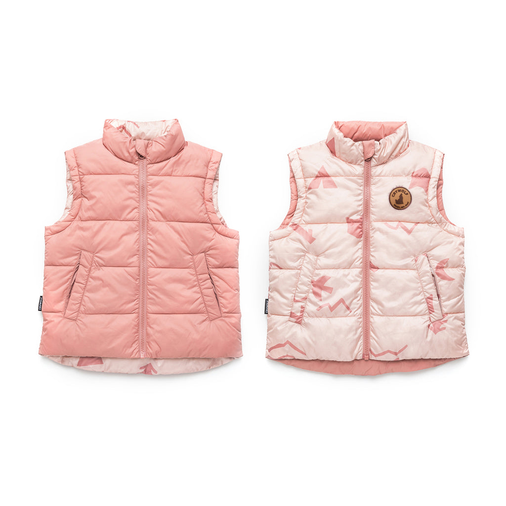 Both Sides Of The Crywolf Reversible Vest Campfire Rose