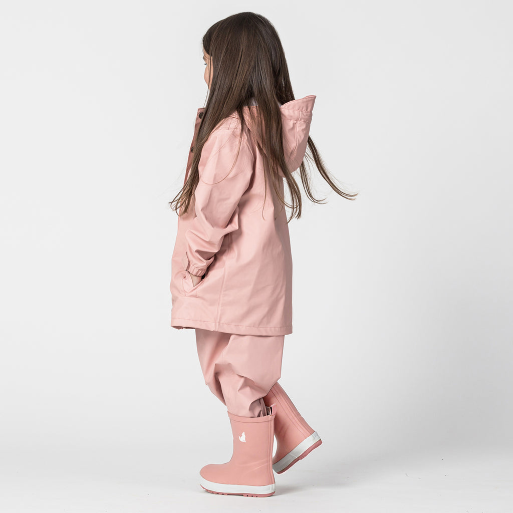 Crywolf Classic Waterproof Play Jacket For Girls - Side View